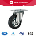 Abgebremster Bolt Hole Swivel Medium Duty Rubber Caster